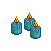 Blue Candles