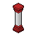 Red Decorative Column