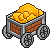 Gold Filled Mine Cart