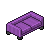 Purple Modern Sofa