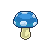 Blue Mushroom