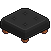 Black Luxe Ottoman