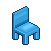 Blue Plastic Chair