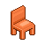 Orange Plastic Chair