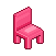 Pink Plastic Chair