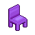 Purple Plastic Chair