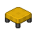 Yellow Modern Stool