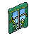 Winter Window (Green)