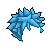 Blue Spikey Hair