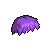 Purple Fringe Hair