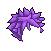 Purple Spikey Hair